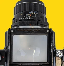 Asahi Pentax 67 MLU With 105mm F2.4 Takumar lens. 6X7 Medium Format Film Camera