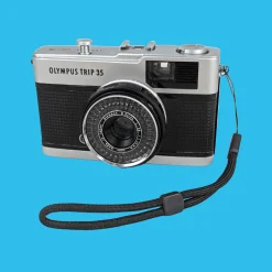 Black Film Camera Wrist Strap - Brand New