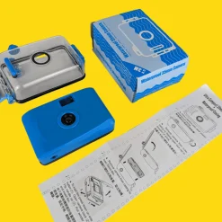 Blue Underwater Focus Free 35mm Point and Shoot Film Camera Reusable