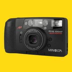 Brand New - Minolta Riva Zoom 100AF 35mm Film Camera Point and Shoot