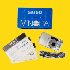 BRAND NEW - Minolta Riva Zoom 160 35mm Film Camera Point and Shoot