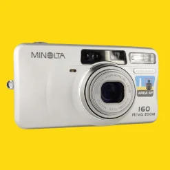BRAND NEW - Minolta Riva Zoom 160 35mm Film Camera Point and Shoot