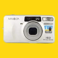BRAND NEW - Minolta Riva Zoom 160 35mm Film Camera Point and Shoot