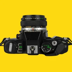 BRAND NEW - Olympus OM40 Program Black 35mm SLR Film Camera with Olympus Prime Lens