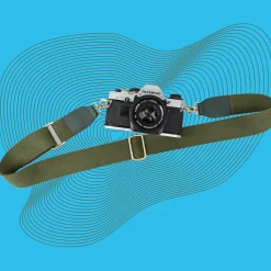 Brand New Canvas Colourful SLR Camera Strap