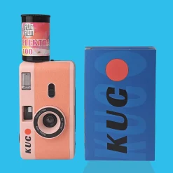 Brand New KUGO 35mm Film Camera Reusable Point And Shoot - Pink
