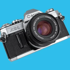 Canon AE-1 35mm SLR Film Camera with Canon Prime Lens