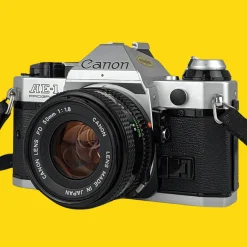 Canon AE-1 Program 35mm SLR Film Camera with Canon Prime Lens