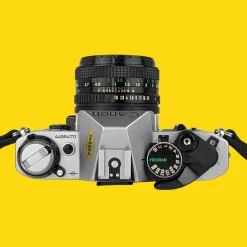 Canon AE-1 Program 35mm SLR Film Camera with Canon Prime Lens