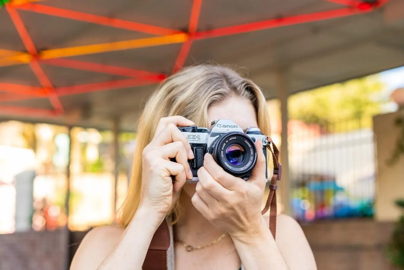 Canon AE-1 Program 35mm SLR Film Camera with Canon Prime Lens