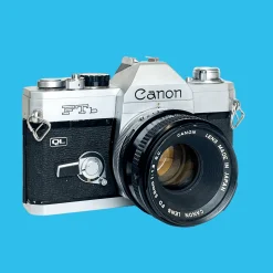 Canon FTb QL 35mm SLR Film Camera With Canon Sc 50mm F1.8.