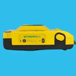 Canon Snappy S 35mm Film Camera Point and Shoot - Yellow