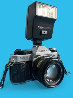 Canon SpeedLite 166A External Flash Unit for 35mm Film Camera