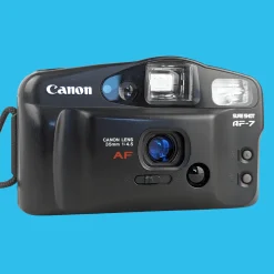 Canon Sure Shot AF-7 With Buttons 35mm Film Camera Point and Shoot