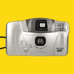 Canon Sure Shot AF-7s / Owl / BF Silver 35mm Film Camera Point and Shoot