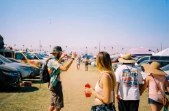 Canon Sure Shot Supreme 35mm Film Camera Point and Shoot with Black Leather Canon Case and ORIGNAL BOX