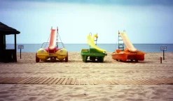 Canon Sure Shot Supreme 35mm Film Camera Point and Shoot with Black Leather Canon Case and ORIGNAL BOX