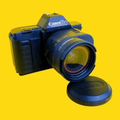 Canon T80 35mm SLR Film Camera with Prime Lens