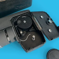 Canon Zoom Reflex 8-3 8mm Movie Cine Camera with Leather Case