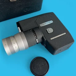 Canon Zoom Reflex 8-3 8mm Movie Cine Camera with Leather Case