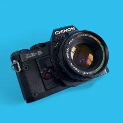 Chinon CE-5 Vintage SLR 35mm Film Camera with 50mm Prime Lens