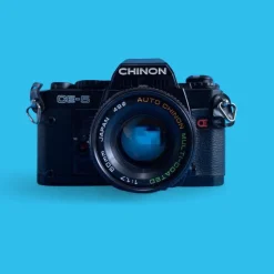 Chinon CE-5 Vintage SLR 35mm Film Camera with 50mm Prime Lens