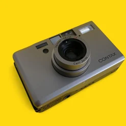 Contax T3 Titan Silver 35mm Film Camera Point & Shoot with 35mm f/2.8 Lens