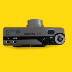 Contax T3 Titan Silver 35mm Film Camera Point & Shoot with 35mm f/2.8 Lens