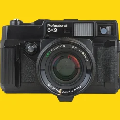 Fujica GW690 (Texas Leica) With 90mm F3.5 lens. 6X9 Medium Format Film Camera.