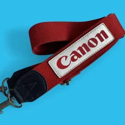 Genuine Canon Royal Red SLR Camera Strap