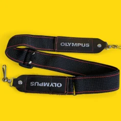 Genuine Olympus Black & Red SLR Camera Strap