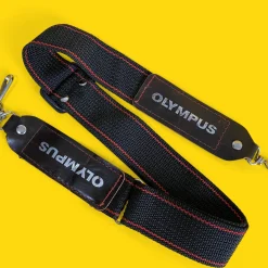 Genuine Olympus Black & Red SLR Camera Strap