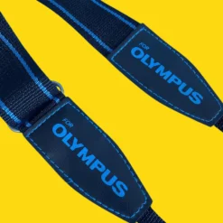 Genuine Olympus Blue & Black SLR Camera Strap