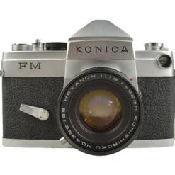 Konica FM with Konishiroku Hexanon 52mm f1.8 Prime Lens