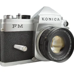 Konica FM with Konishiroku Hexanon 52mm f1.8 Prime Lens