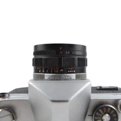 Konica FM with Konishiroku Hexanon 52mm f1.8 Prime Lens