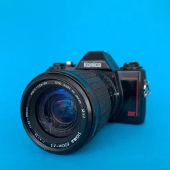 Konica TG-X 35mm SLR Film Camera w/ 60mm - 200mm Zoom Lens