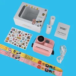 Koool Family Pink Digital Instant Camera - Thermal Printing Camera