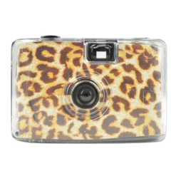 Leopard Print Focus Free 35mm Point and Shoot