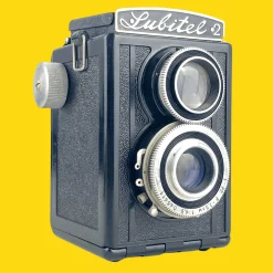 Lubitel 2 With 75mm F4.5 Lens. TLR 6X6 Medium Format Film Camera.