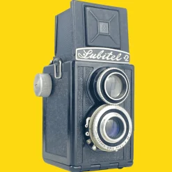 Lubitel 2 With 75mm F4.5 Lens. TLR 6X6 Medium Format Film Camera.