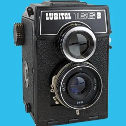Lubitel 166B With 75mm F4.5 Lens. TLR 6X6 Medium Format Film Camera.