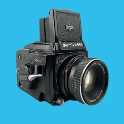 Mamiya M645J With 80mm F2.8 Lens. 6X4.5 Medium Format Film Camera.