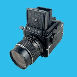 Mamiya M645J With 80mm F2.8 Lens. 6X4.5 Medium Format Film Camera.