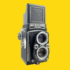 MicroCord England With 77mm F3.5 Lens. TLR 6X6 Medium Format Film Camera.