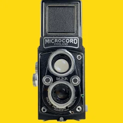 MicroCord England With 77mm F3.5 Lens. TLR 6X6 Medium Format Film Camera.