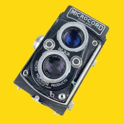 MicroCord England With 77mm F3.5 Lens. TLR 6X6 Medium Format Film Camera.