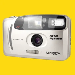 Minolta AF50 Big Finder 35mm Film Camera Point and Shoot