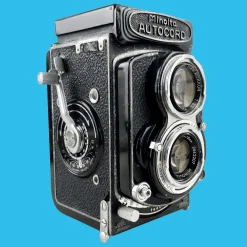 Minolta Autocord With 75mm F3.5 Lens. TLR 6X6 Medium Format Film Camera.