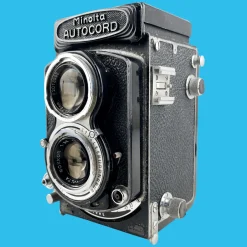 Minolta Autocord With 75mm F3.5 Lens. TLR 6X6 Medium Format Film Camera.